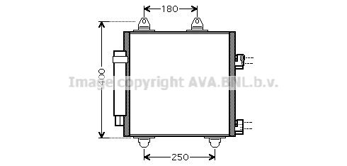 AVA QUALITY COOLING Kondensaator,kliimaseade TO5414D